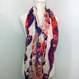 Patterned Infinity Scarf